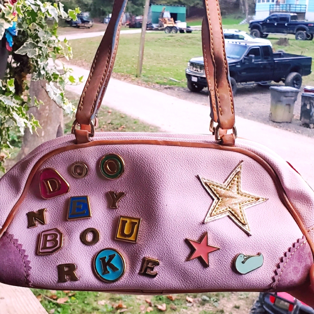 Vintage pink  Dooney and Bourke purse.
